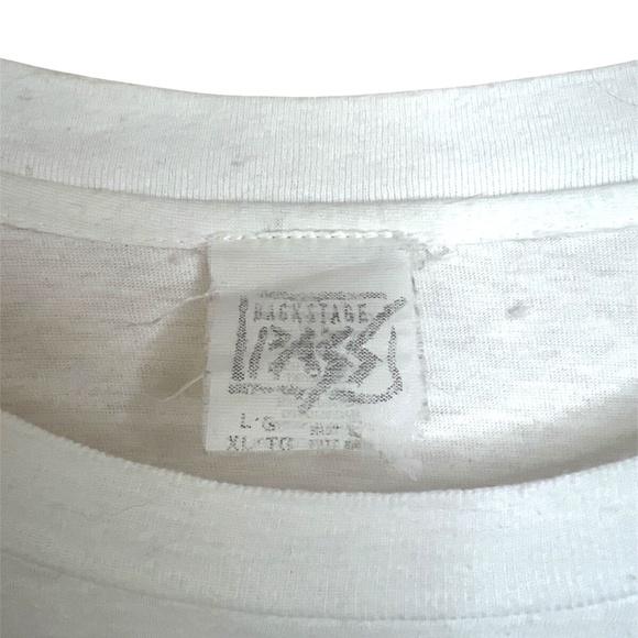 Vintage 1989 Heavy D & The Boyz Big Time Rap Backstage Pass T Shirt L/XL - Picture 3 of 8